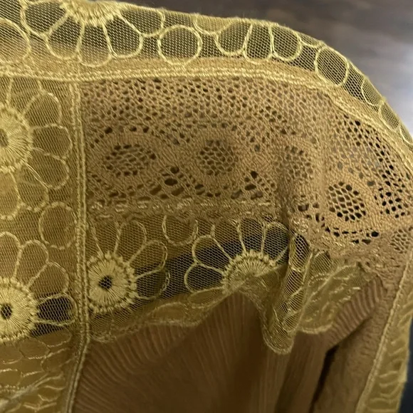 NWOT - Free People Lola Long Sleeve Mustard Colored Top Size XS P2P: 28 - Picture 15 of 15